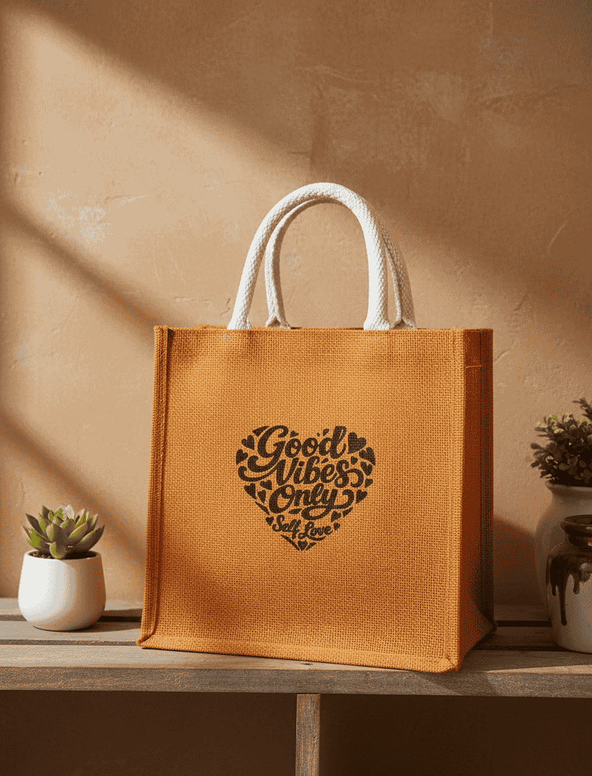 Jute lunch and gift bag
